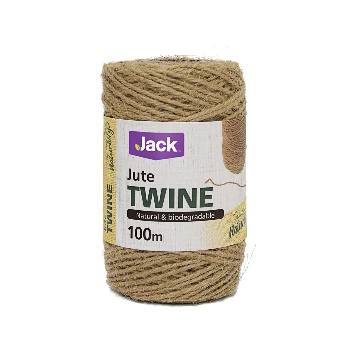 Jack Jute Twine - 100m - Natural Fibre - Plant Tie