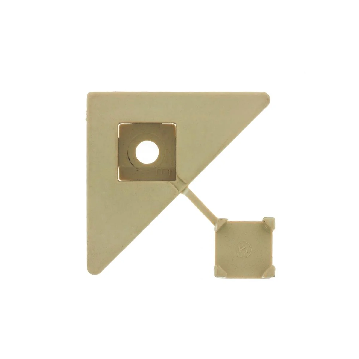 Jack Matrix Diamond Clips - 12 Pack - Plastic - Smooth Cream