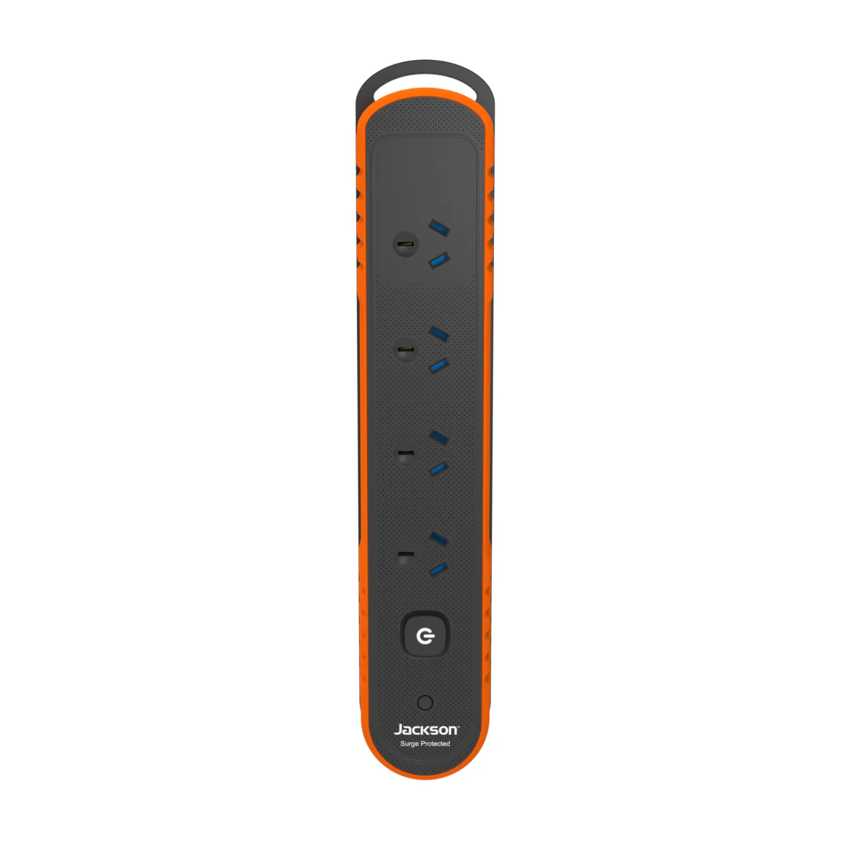Jackson Rugged Plus 4 Outlet Powerboard 2m - Black - Surge Protection - Image 3