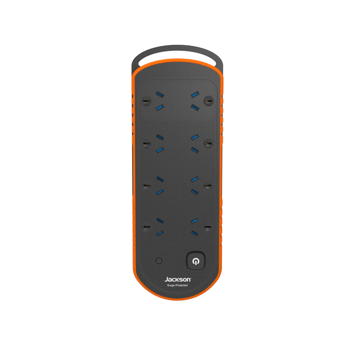 Jackson Rugged Plus 8 Outlet Powerboard 2m - Black - Surge Protection - Image 3