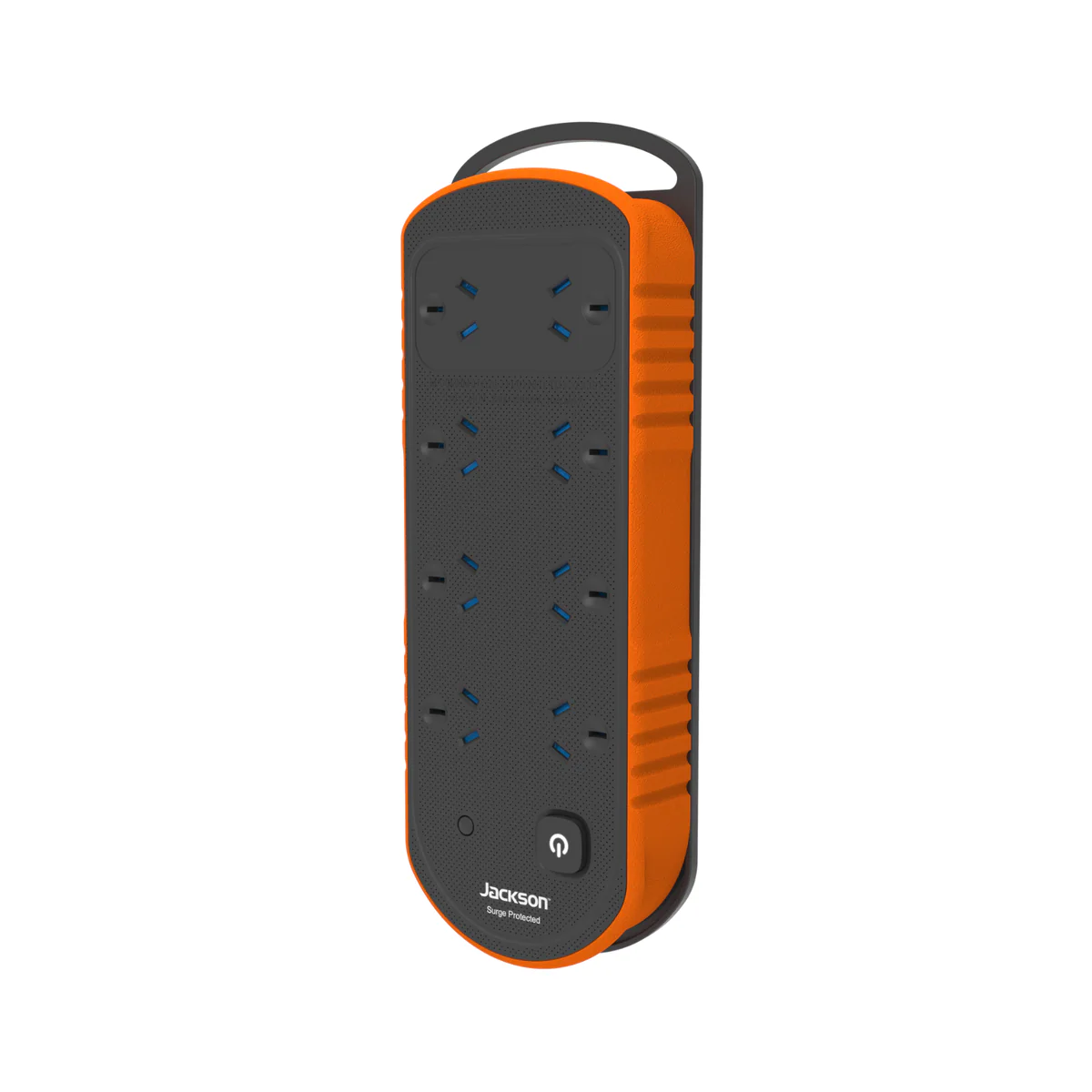 Jackson Rugged Plus 8 Outlet Powerboard 2m - Black - Surge Protection - Image 4