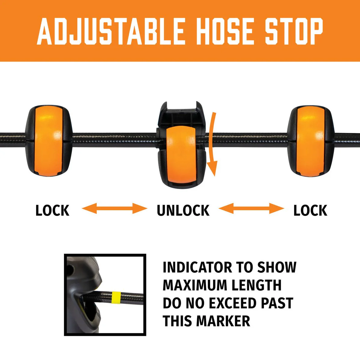 Jflex 10m Retractable PVC Reel - Air Hose Management - 250 psi - Image 4