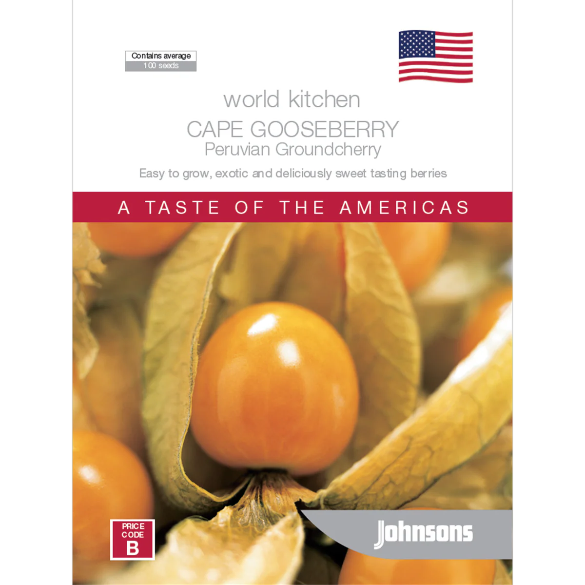 Johnsons Cape Gooseberry Seeds - 95mm - Easy To Grow - Tasty Berries