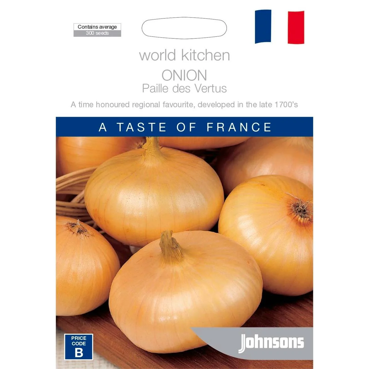 Johnsons Onion Vegetable Seeds - 3-4 Inches - Easy To Grow - Flavorful