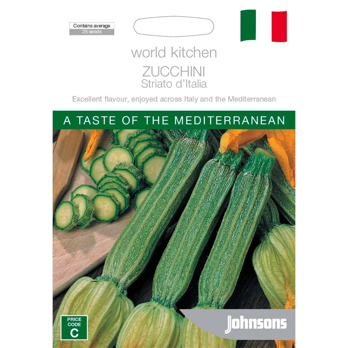 Johnsons Zucchini Seeds - 12 Weeks - Seeds - Easy to Grow