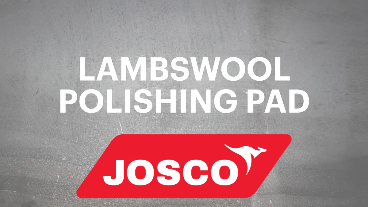 Josco 125mm Hook and Loop Lambswool Bonnet Polishing Pad - 100% Australian Lambswool - Ideal for Cut and Polish - Image 3