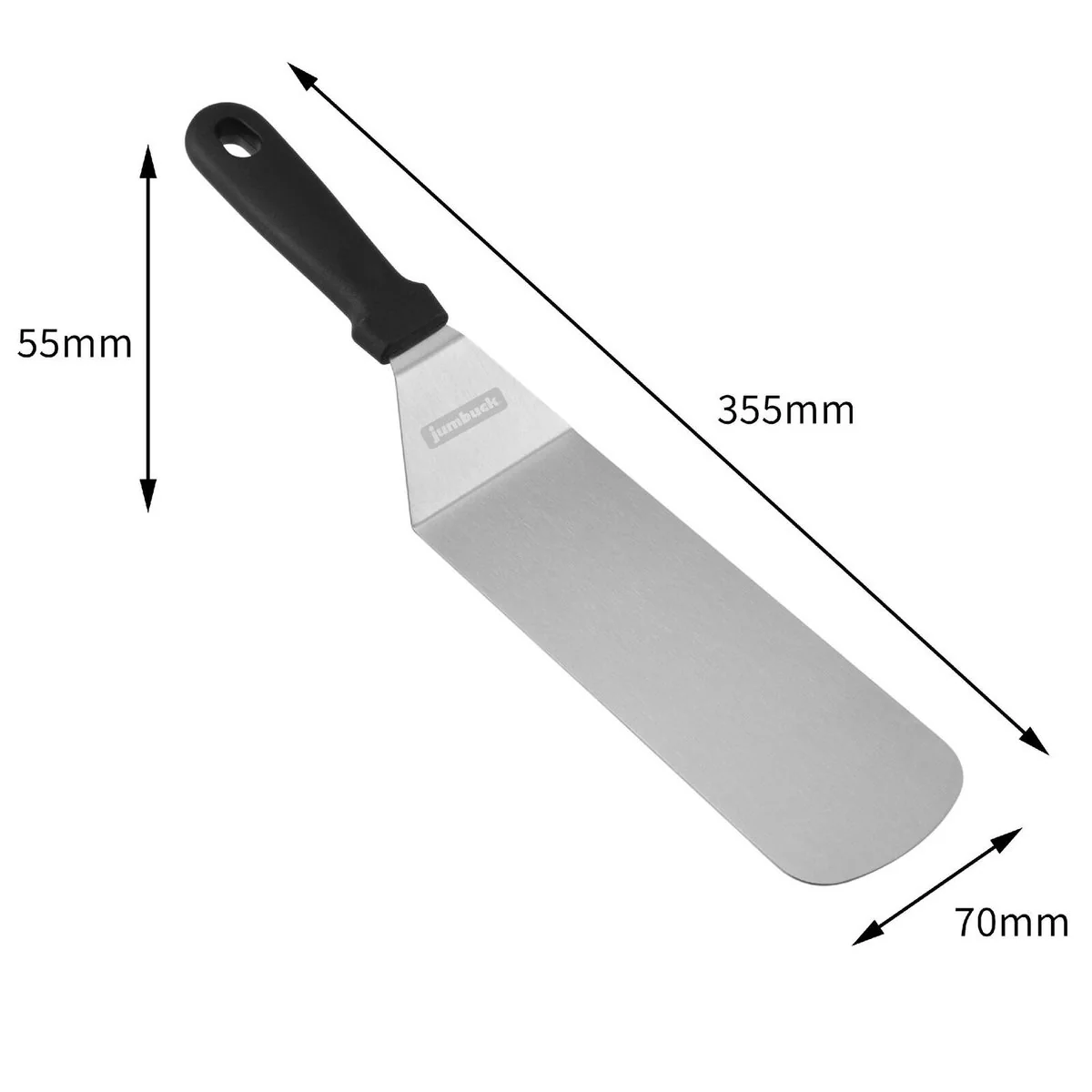 Jumbuck 7 Piece BBQ Burger Kit - Stainless Steel Tools - 336mm x 79mm x 234mm - Image 3