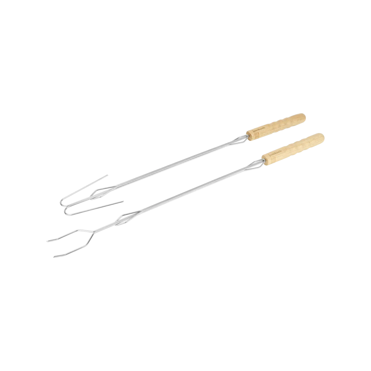 Jumbuck Camping Skewers 2 Pack - Retractable Stainless Steel - 95mm x 635mm