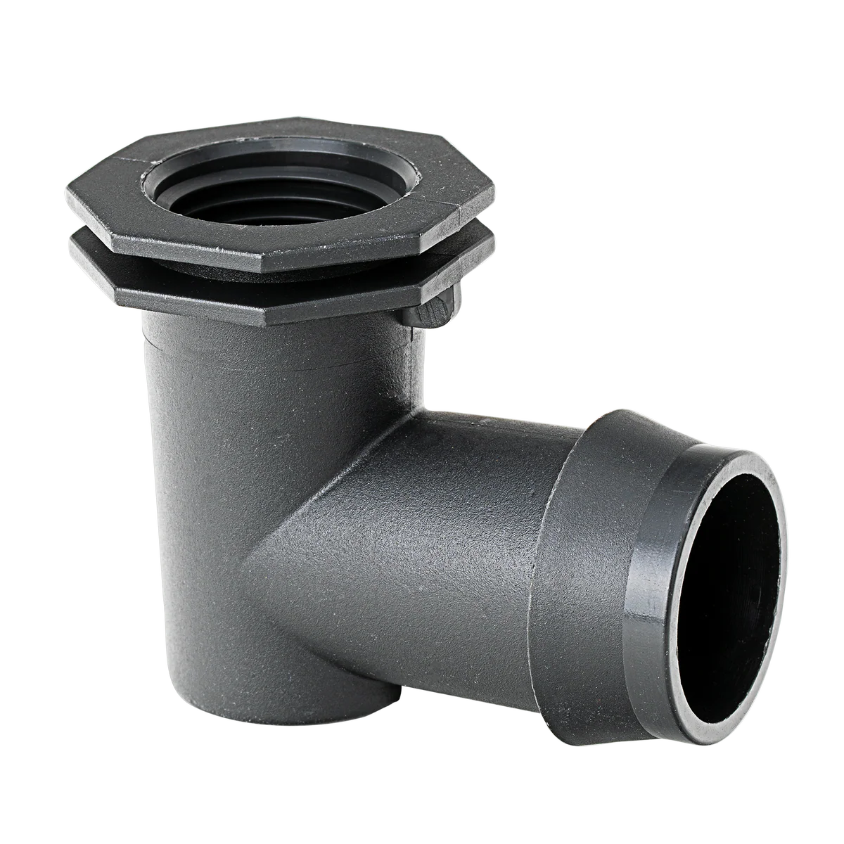 K Rain 25mm Barbed Elbow 15mm Bsp Female - 5 Pack - Black - 90-Degree