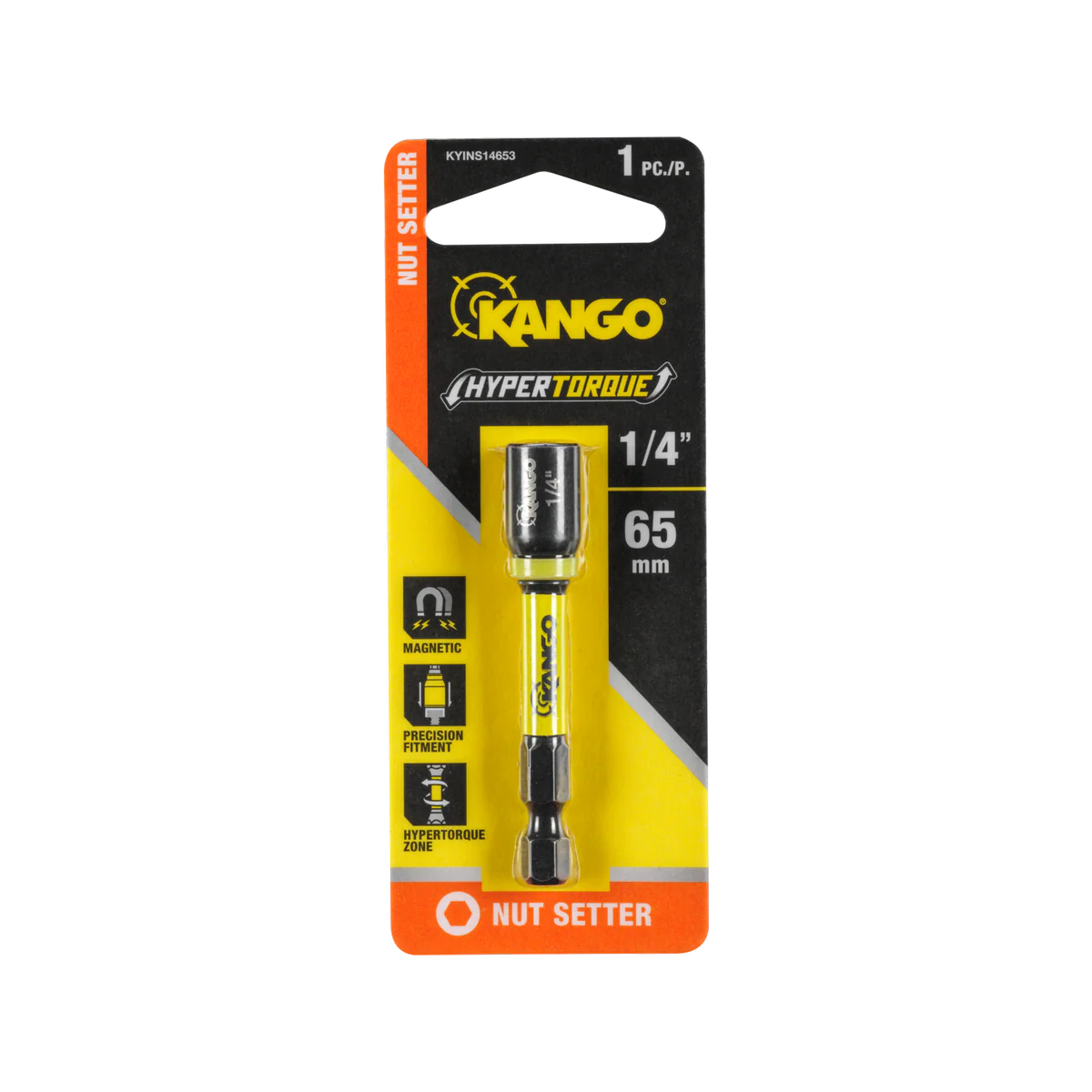 Kango 1/4" Hypertorque Impact Nut Setter 65mm - High Torque - Durable