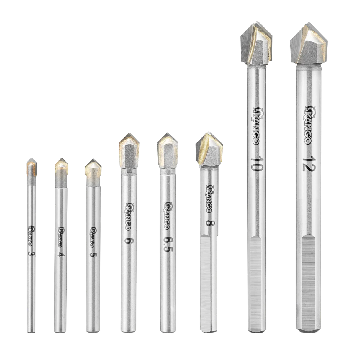 Kango 10mm Glass and Tile Drill Bit - Carbide Head - Precision Start Tip - Image 3