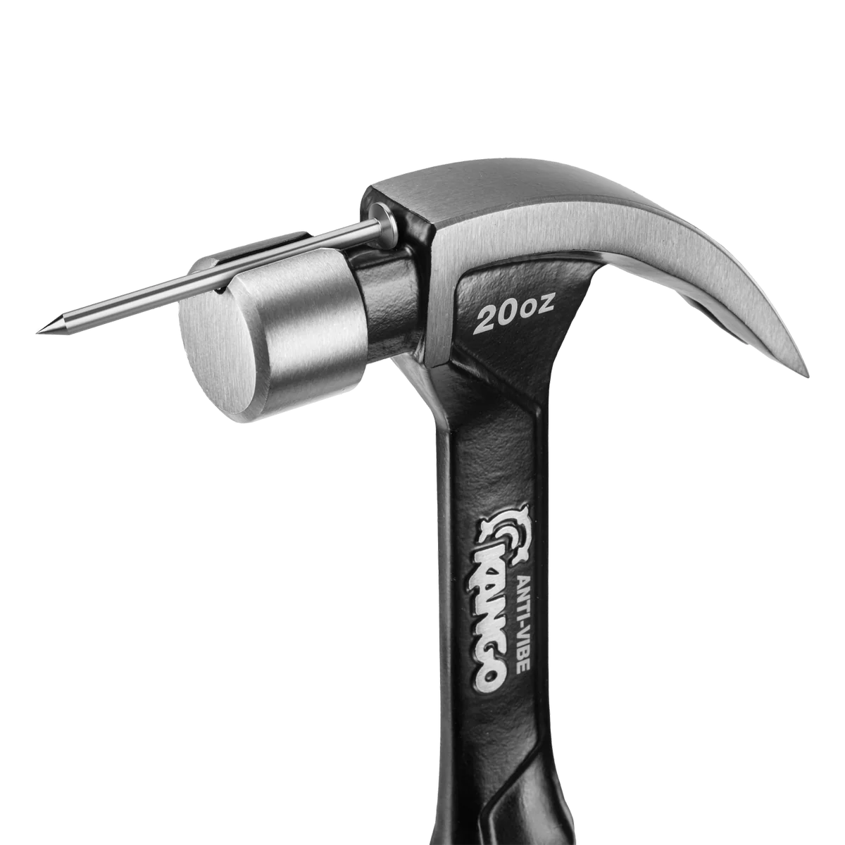 Kango 20oz Anti Vibe Steel Claw Hammer - Heat-Treated Steel - Magnetic Nail Starter - Image 5