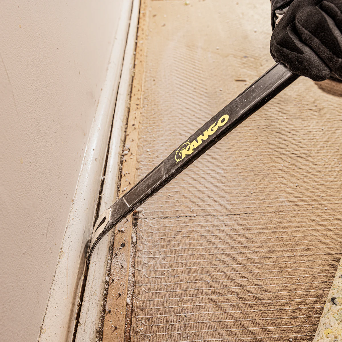 Kango 380mm Flat Pry Bar - Heat-Treated Steel - High Leverage - Nail Puller - Image 5