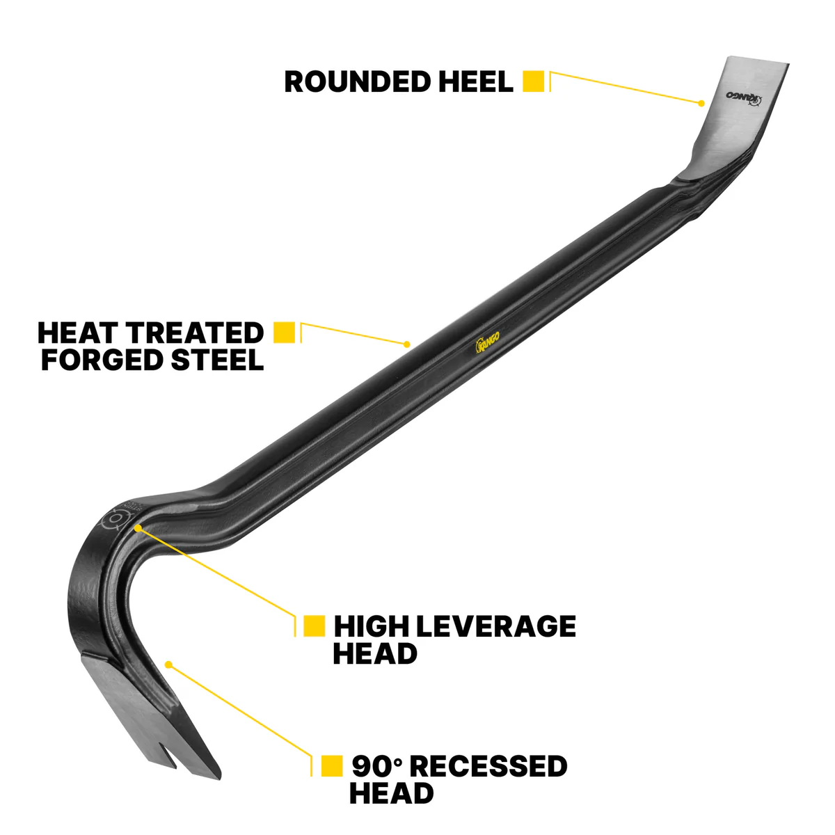 Kango 600mm Wrecking Bar - Demolition Tool - Heat-Treated Steel - KWB600 - Image 2