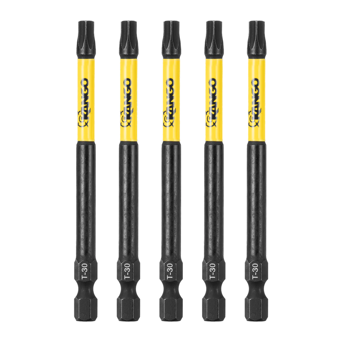 Kango 89mm TX30 HYPERTORQUE Impact Driver Bit 5 Pack - High Torque - Durable - Image 2