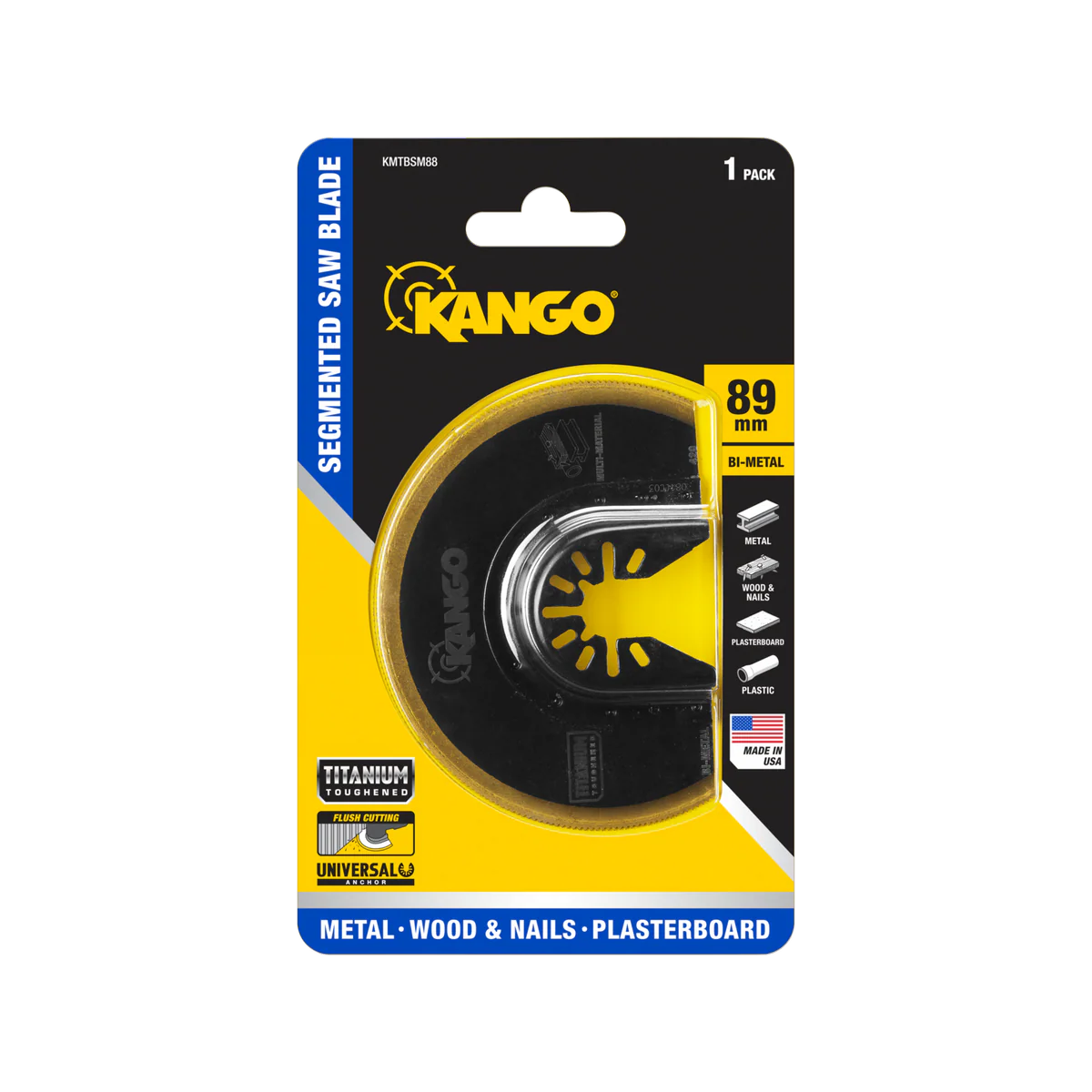 Kango Bi-Metal Segmented Saw Multi Tool Blade 89mm - Precision Cutting