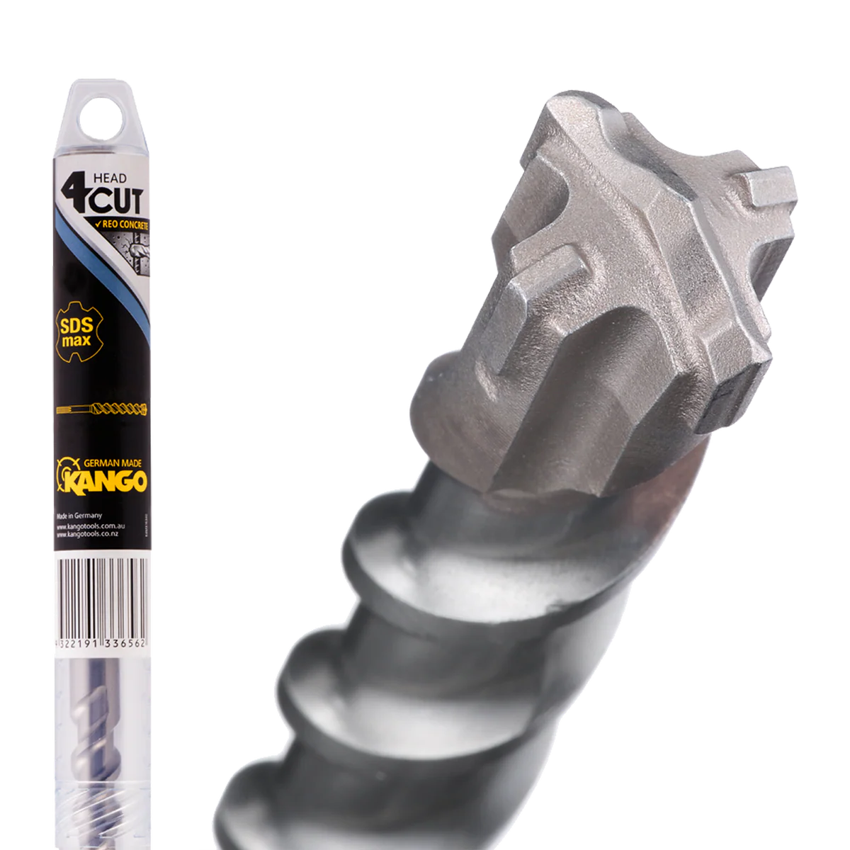 Kango K4 SDS Max Drill Bit - 32mm x 570mm - Solid Carbide Tip - Steel - Image 5
