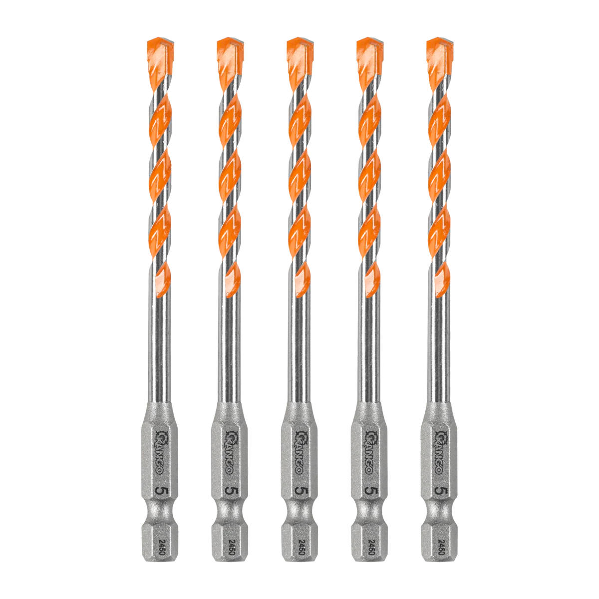 Kango Masonry Drill Bit 5 Pack - 5 x 100mm - Durable Carbide Tip - Image 2