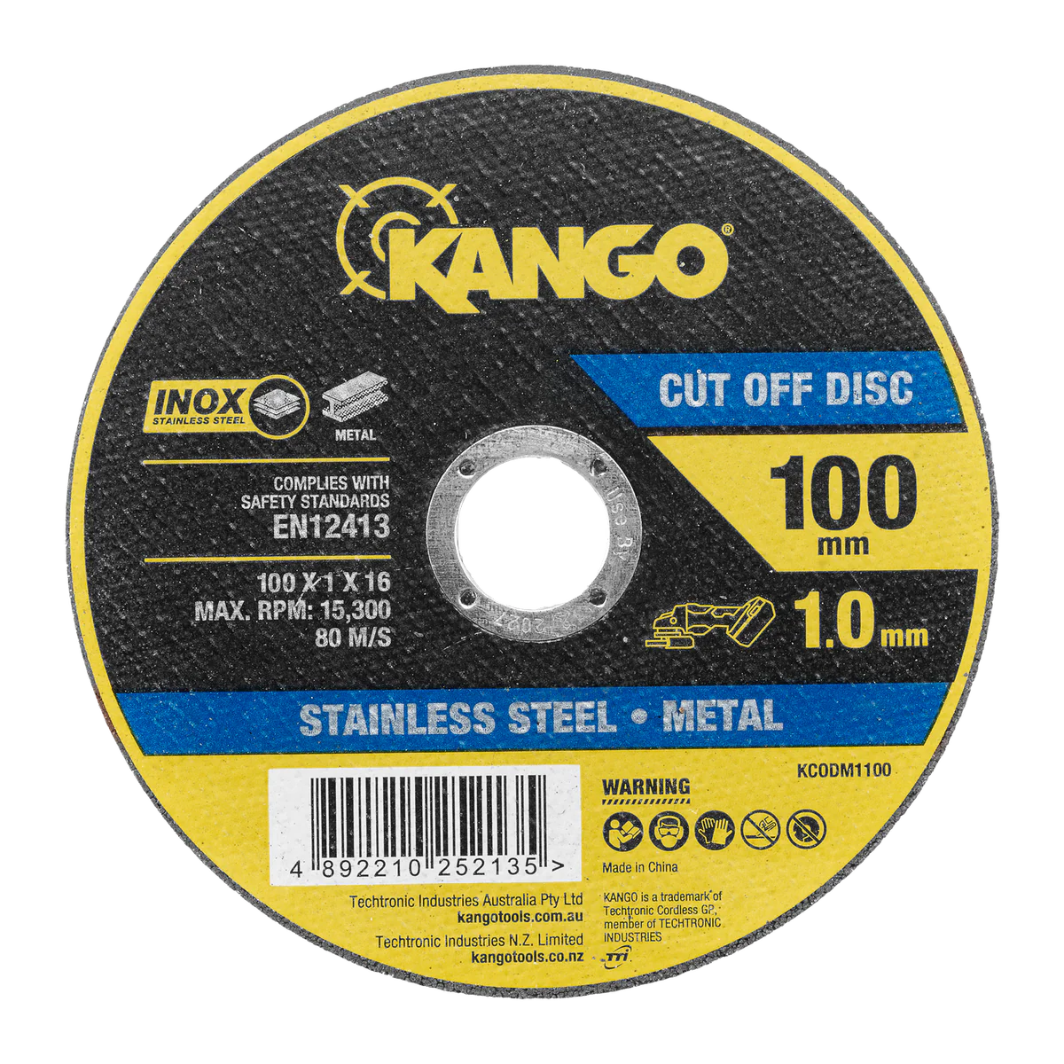 Kango Metal Cut Off Discs - 100mm - 12 Pack - Inox-Free - Durable - Image 5