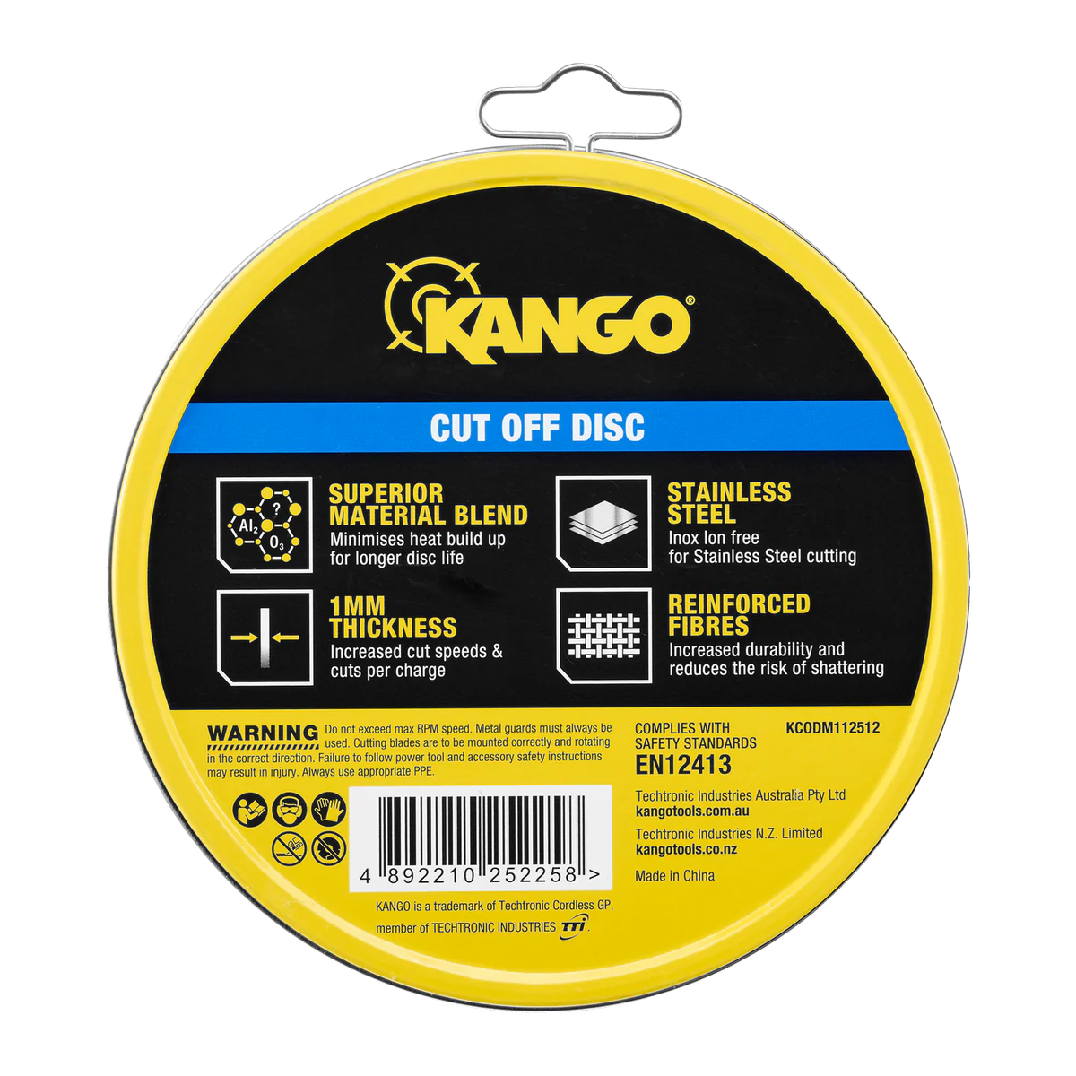Kango Metal Cut Off Discs 125mm - 12 Pack - Inox-Free - Durable - Image 4