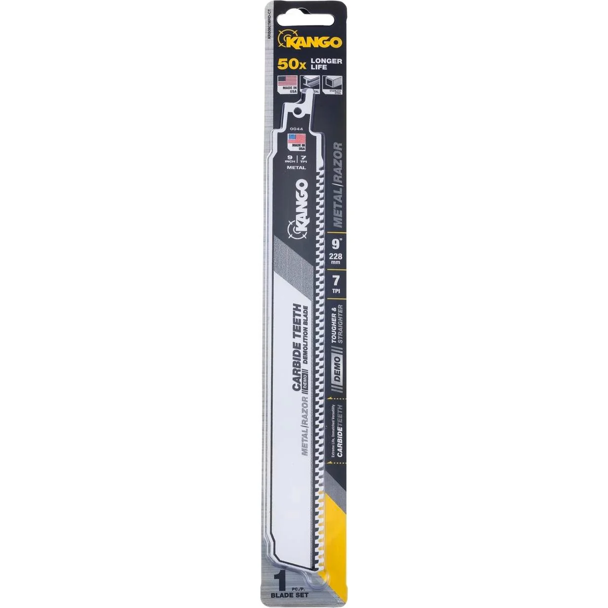 Kango Reciprocating Blade - 9" - Carbide Teeth - 7 TPI