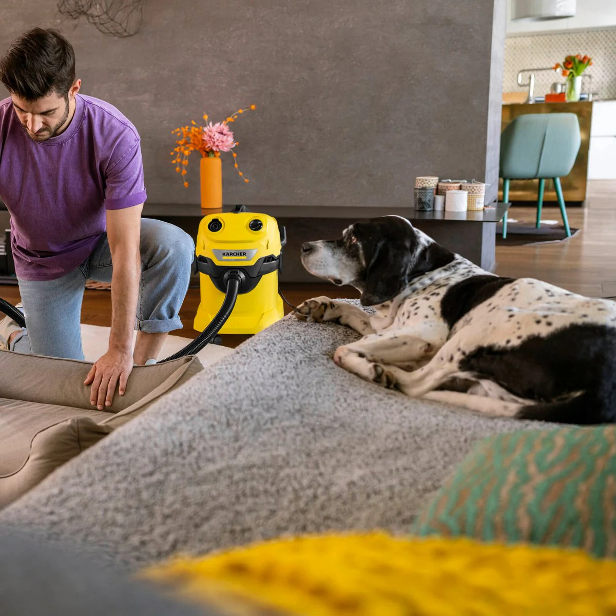 Karcher Pet Hair Nozzle Wet Dry Vacuum - 180 mm - Efficient Cleaning - Image 3
