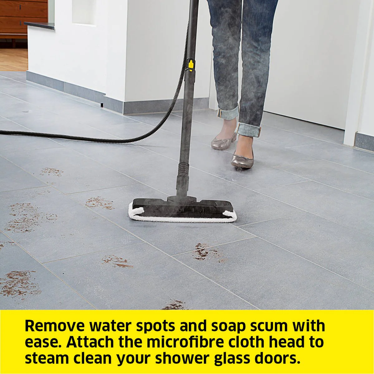 Karcher SC2 ATK 2 Steam Cleaner - White - Adjustable Steam Intensity - Child Lock - Image 5