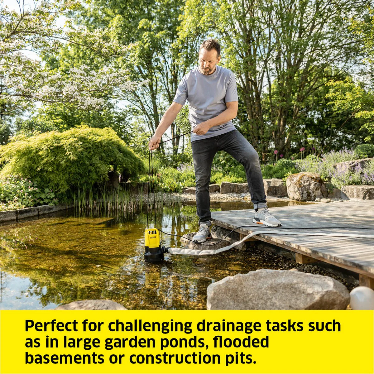 Karcher Submersible Pump SP 22 000 - 22,000 l/h - Dirty Water Drainage - Image 2