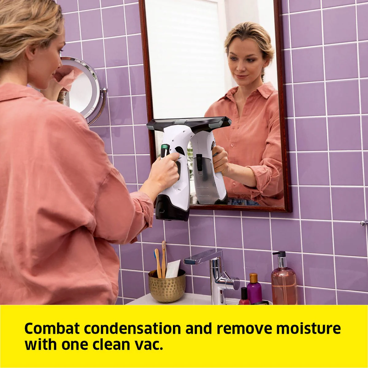 Karcher WV5 Window Vacuum Kit - 1 Unit - 185mm x 306mm x 182mm - White - Streak-Free Cleaning - Image 5