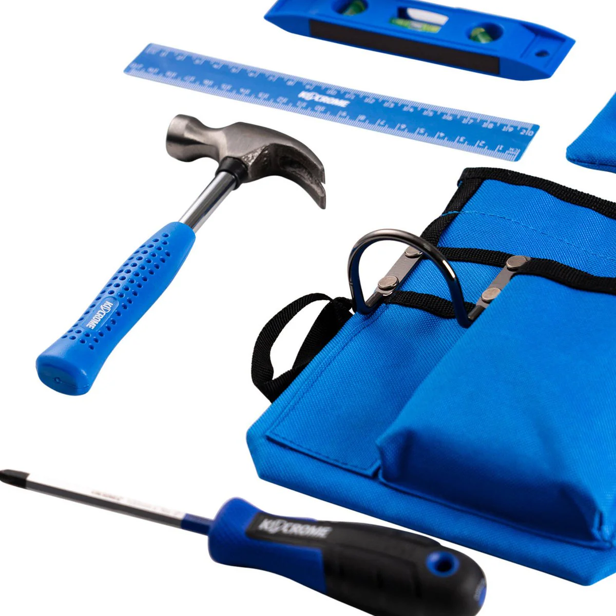Kincrome 14 Piece Kidcrome Kids Tool Set - Real Tools - Safe Play - 55mm x 470mm x 410mm - Image 3