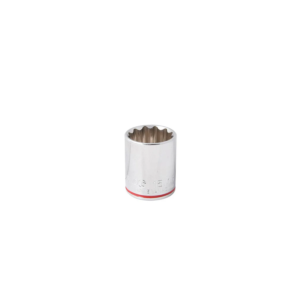 Kincrome 15 16 1/2 Drive Mirror Polish Socket - Chrome Vanadium Steel - Durable