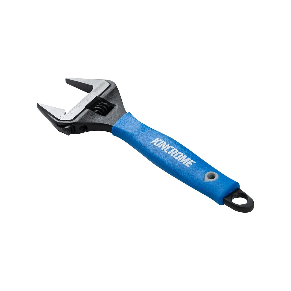 Kincrome 200mm Adjustable Wide Mouth Wrench - Chrome Vanadium Steel - Ergonomic Handle - Image 2