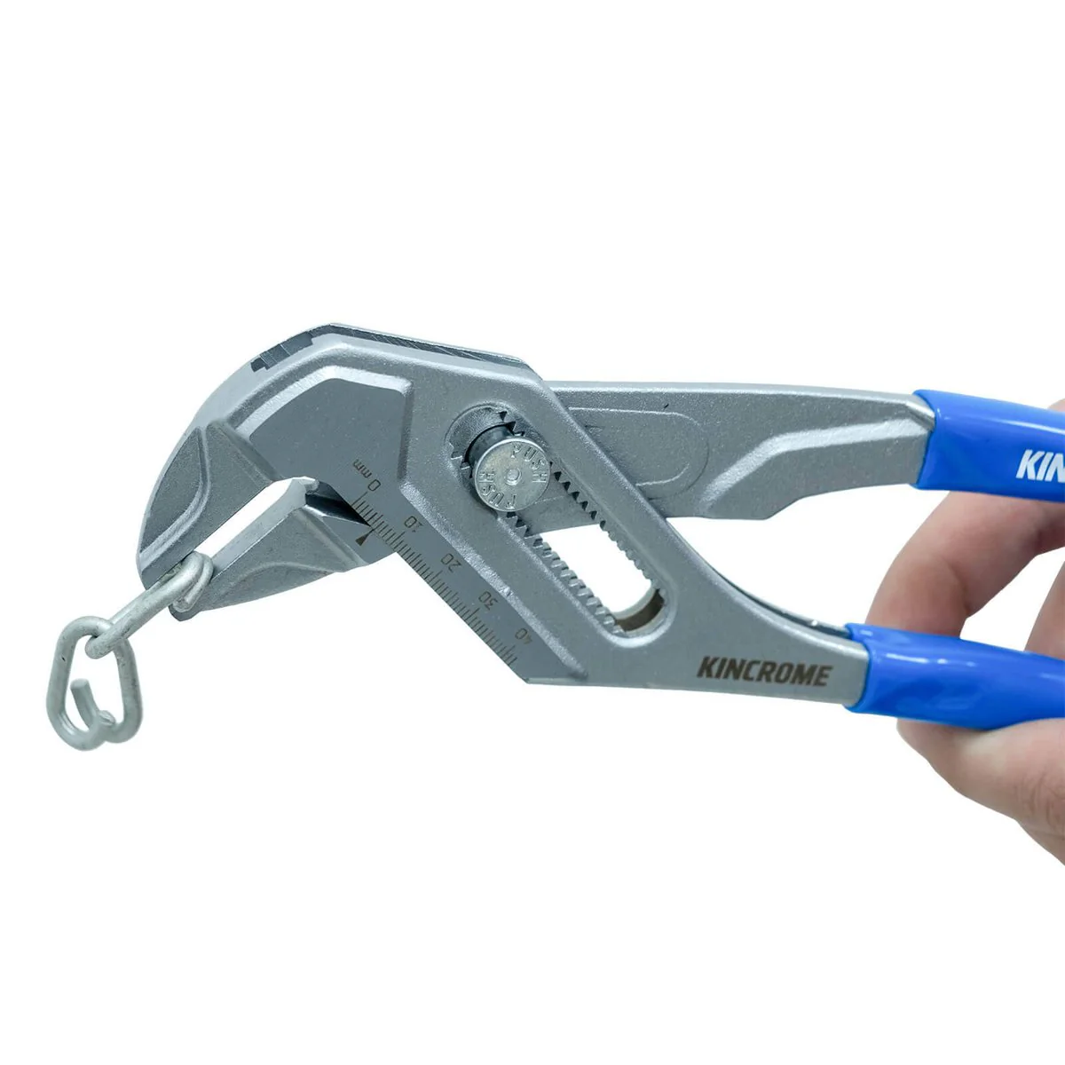 Kincrome 250mm 10 Adjustable Plier Wrench - Chrome Vanadium - 45mm Jaw Capacity - Image 4
