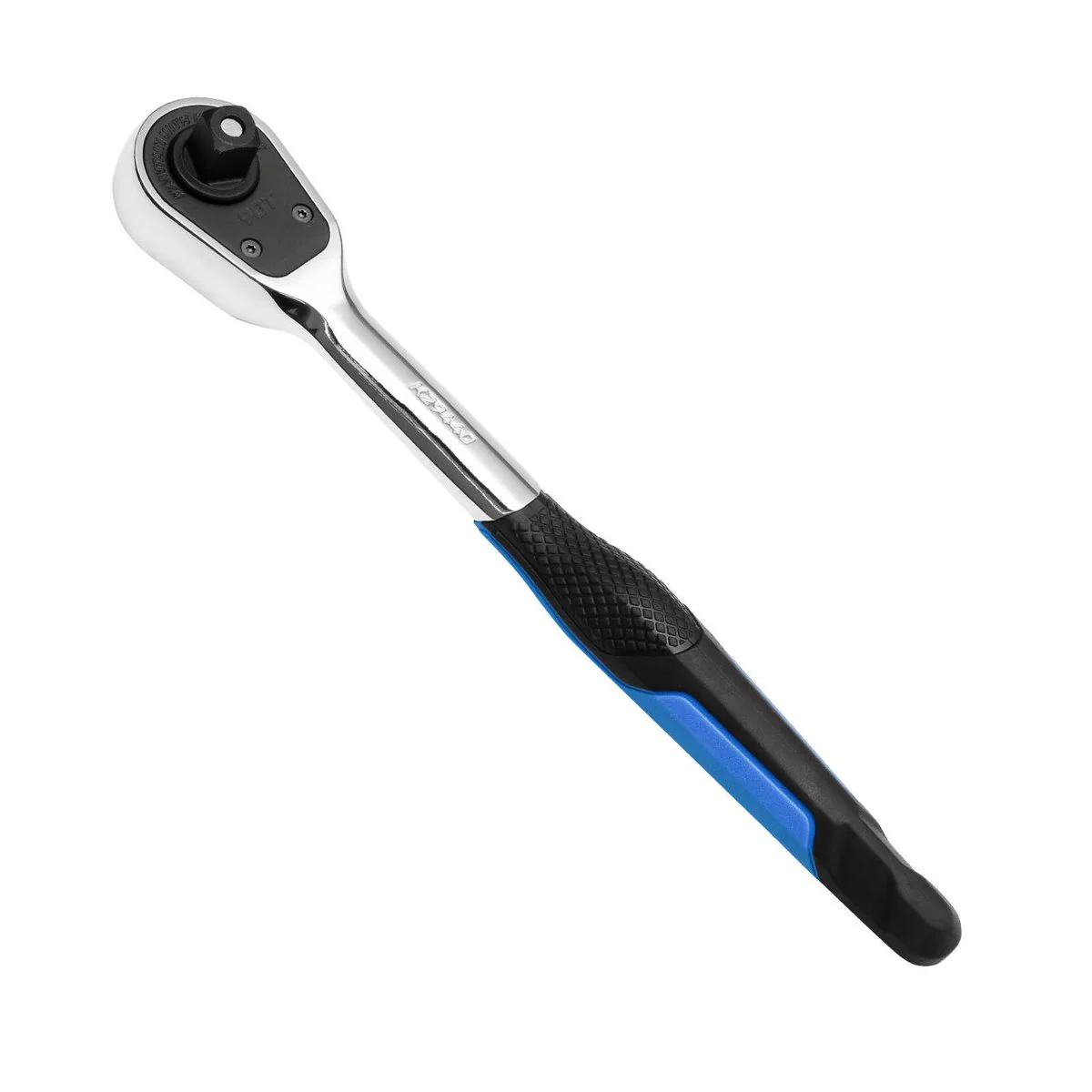 Kincrome 3/8" Drive 90 Teeth Quick Release Grip Ratchet - 215mm - Chrome Vanadium Steel - Ergonomic Design - Image 2