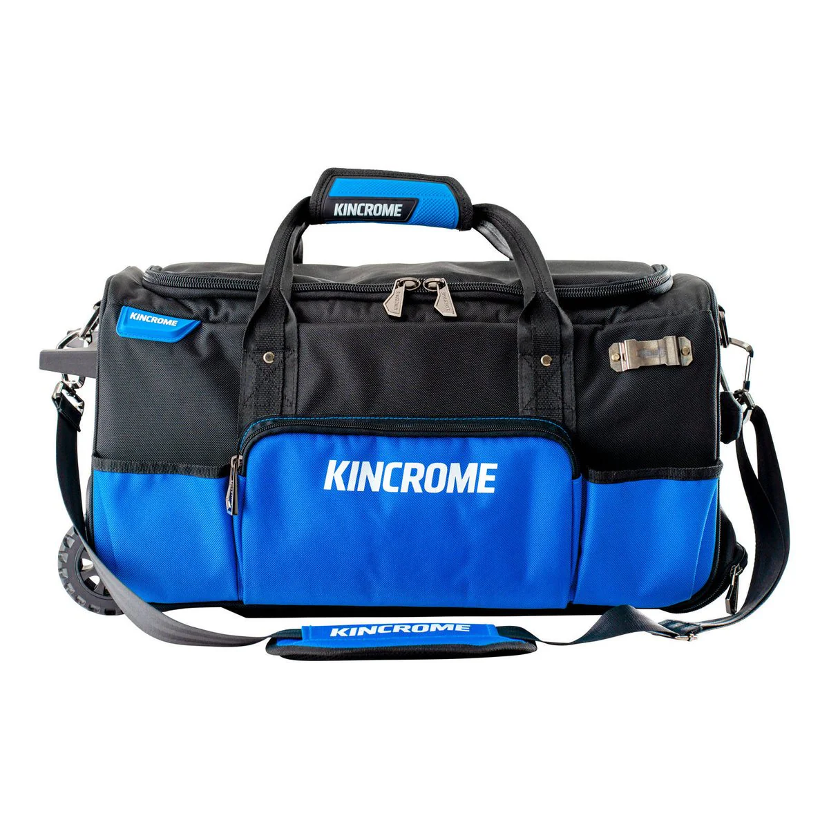 Kincrome 550mm Wheelie Duffle Bag - Heavy-Duty Polyester - 14 Pockets - Water-Resistant - Image 3