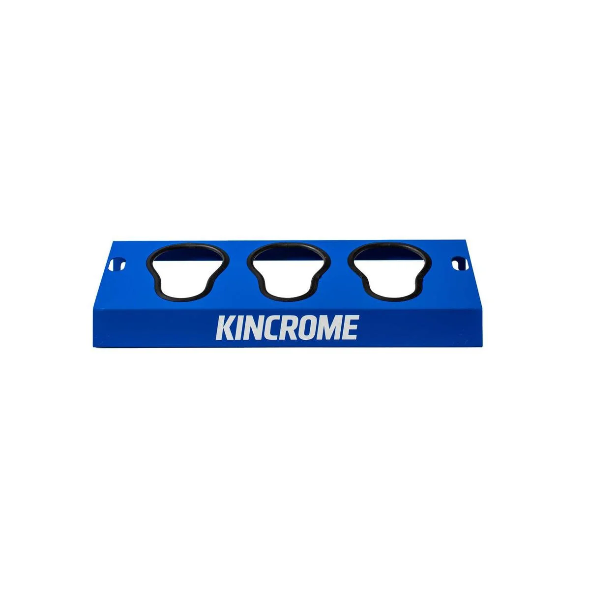 Kincrome Bluesteel Power Tool Holder 3 Slot - Heavy-Duty Steel - 137mm x 120mm x 416mm - Industrial Blue