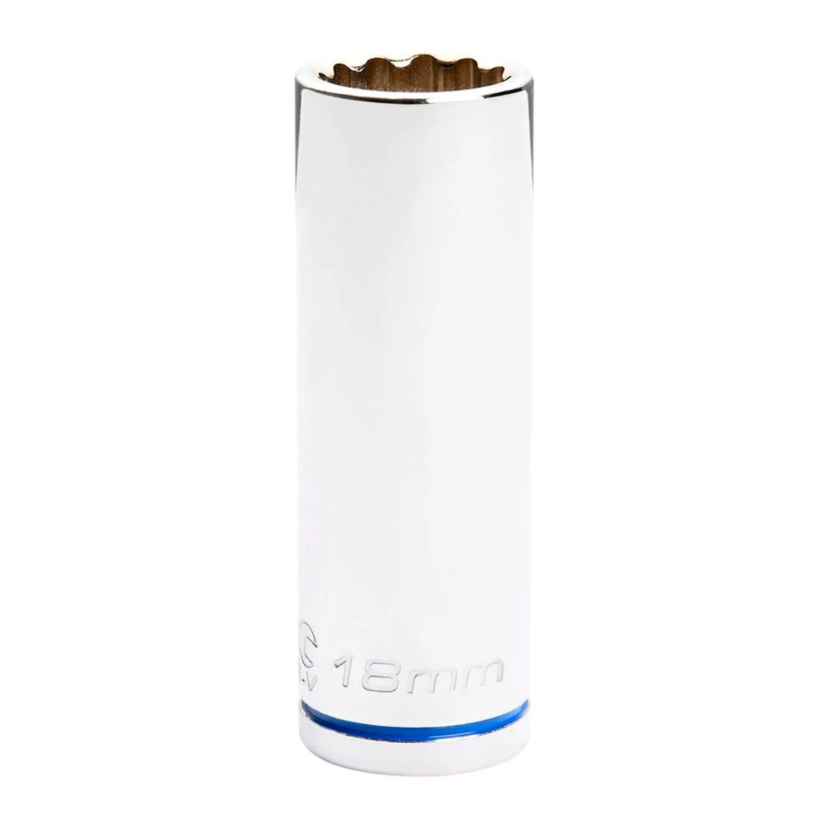 Kincrome Deep Socket - 18mm - Chrome Vanadium Steel - Rust Resistant