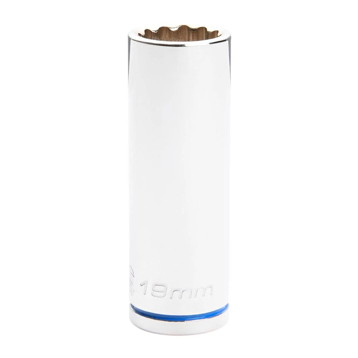Kincrome Deep Socket - 19mm - Chrome Vanadium Steel - Rust Resistant