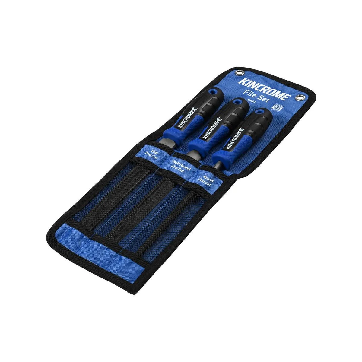 Kincrome File Set 200mm 3 Piece - Carbon Steel - Ergonomic Handles