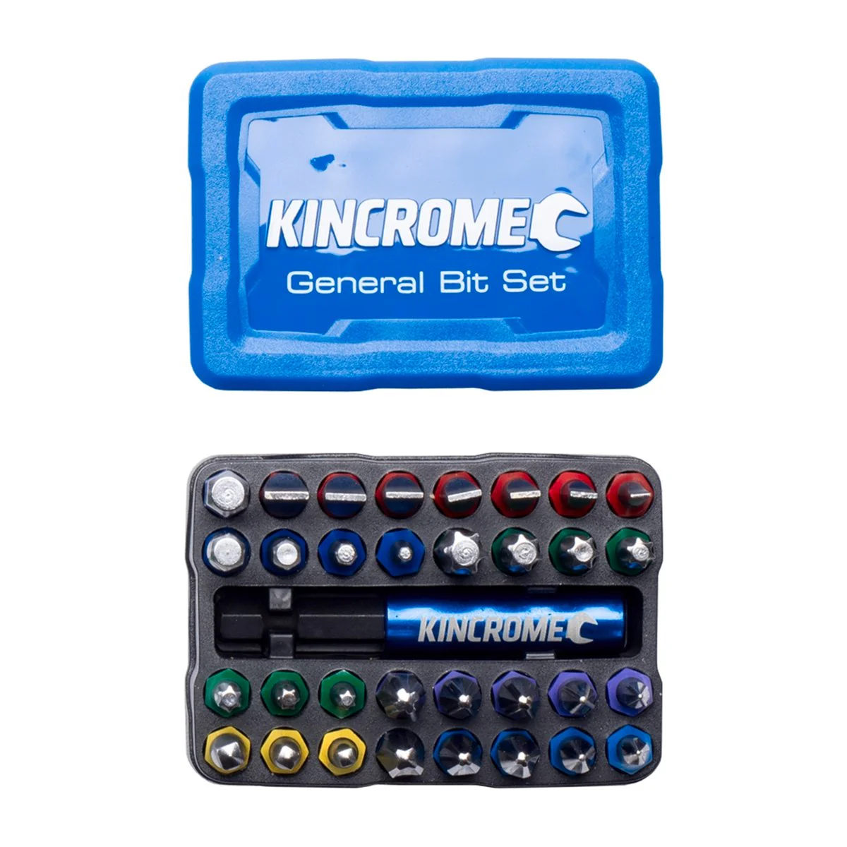 Kincrome 33 Piece General Bit Set - S2 Steel - Magnetic Holder - 70mm x 35mm x 50mm - Image 2