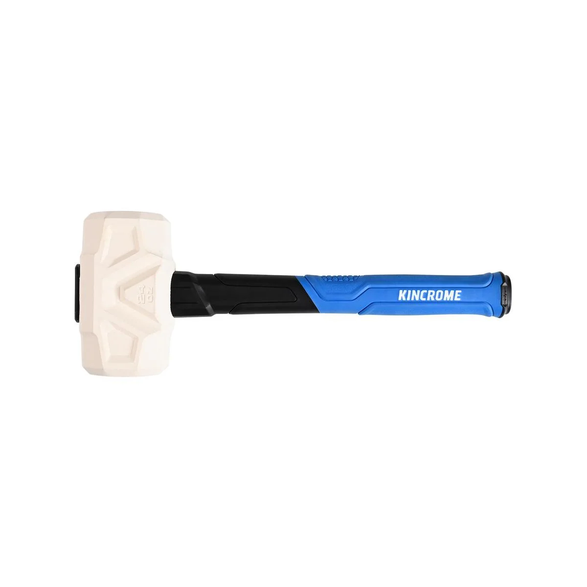 Kincrome Rubber Mallet 24oz 680g - White Graphite - Fiberglass Handle - Anti-Vibration