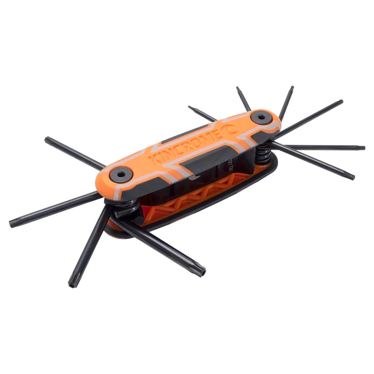 Kincrome 10 Piece Tamperproof Folding Torx Key Set - 50mm x 32mm x 151mm