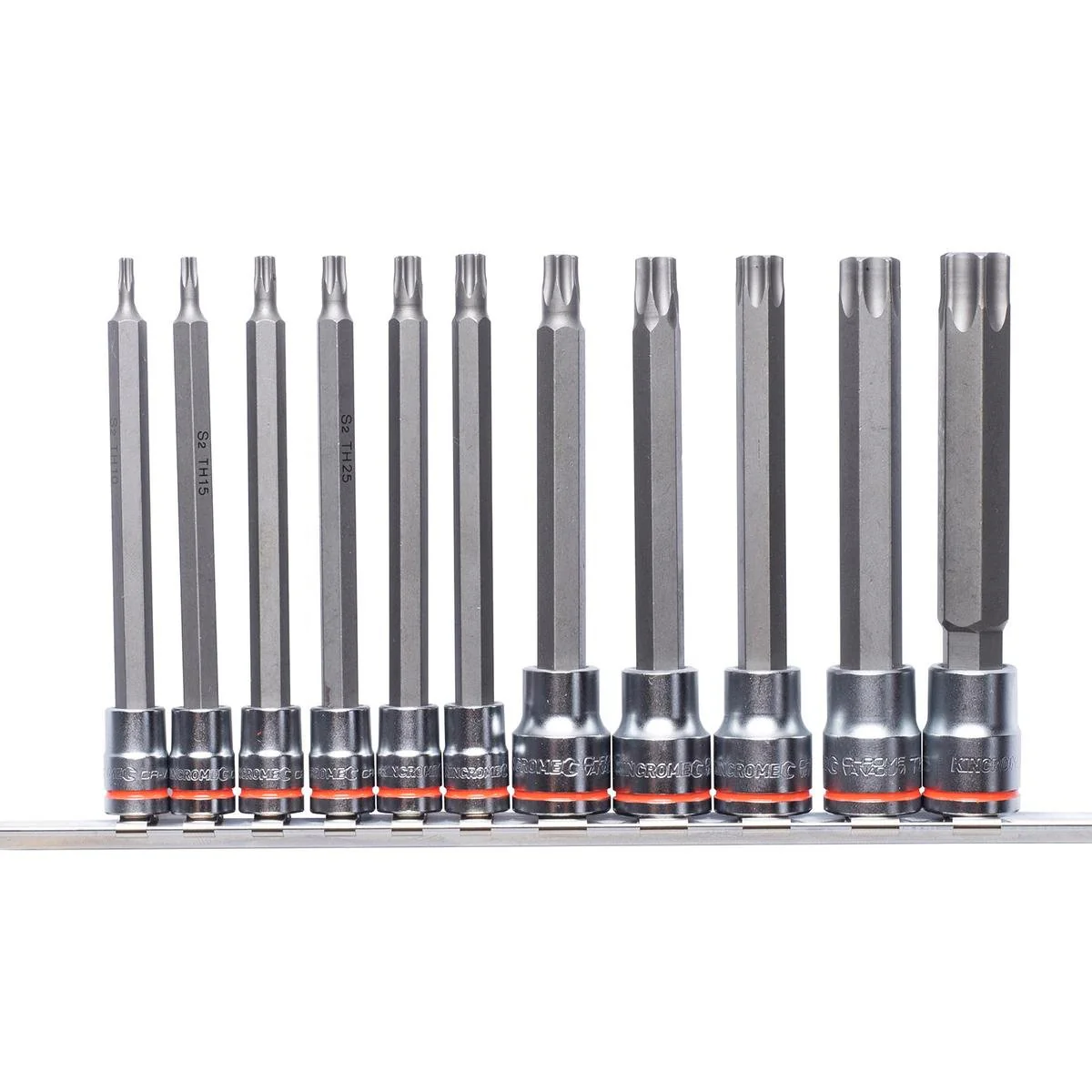Kincrome Tamperproof Torx Socket Set - 11 Piece - Chrome Vanadium Steel
