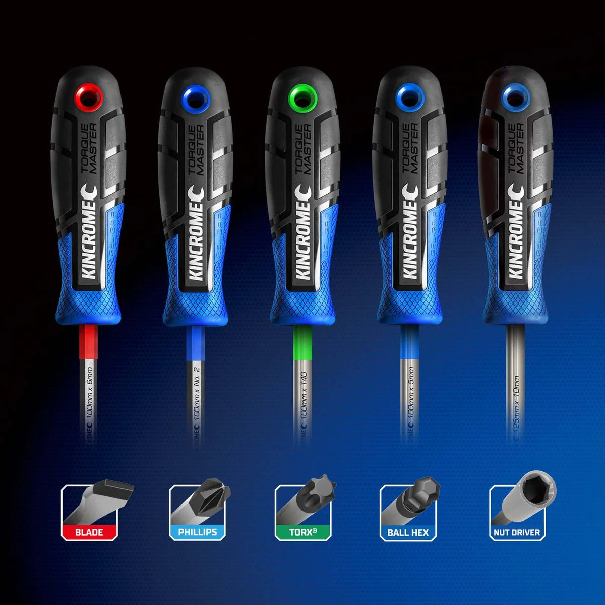 Kincrome Torquemaster Torx Screwdriver T30 x 100mm - S3 Alloy Steel - Magnetic Tips - Image 3