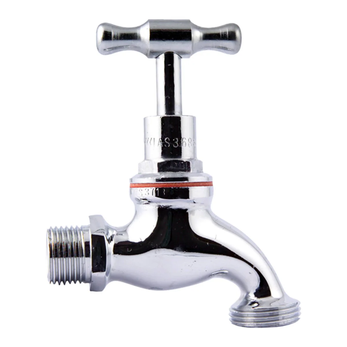 Kinetic 15mm Chrome Garden Tap - Lead Free Brass - Watertight Seal