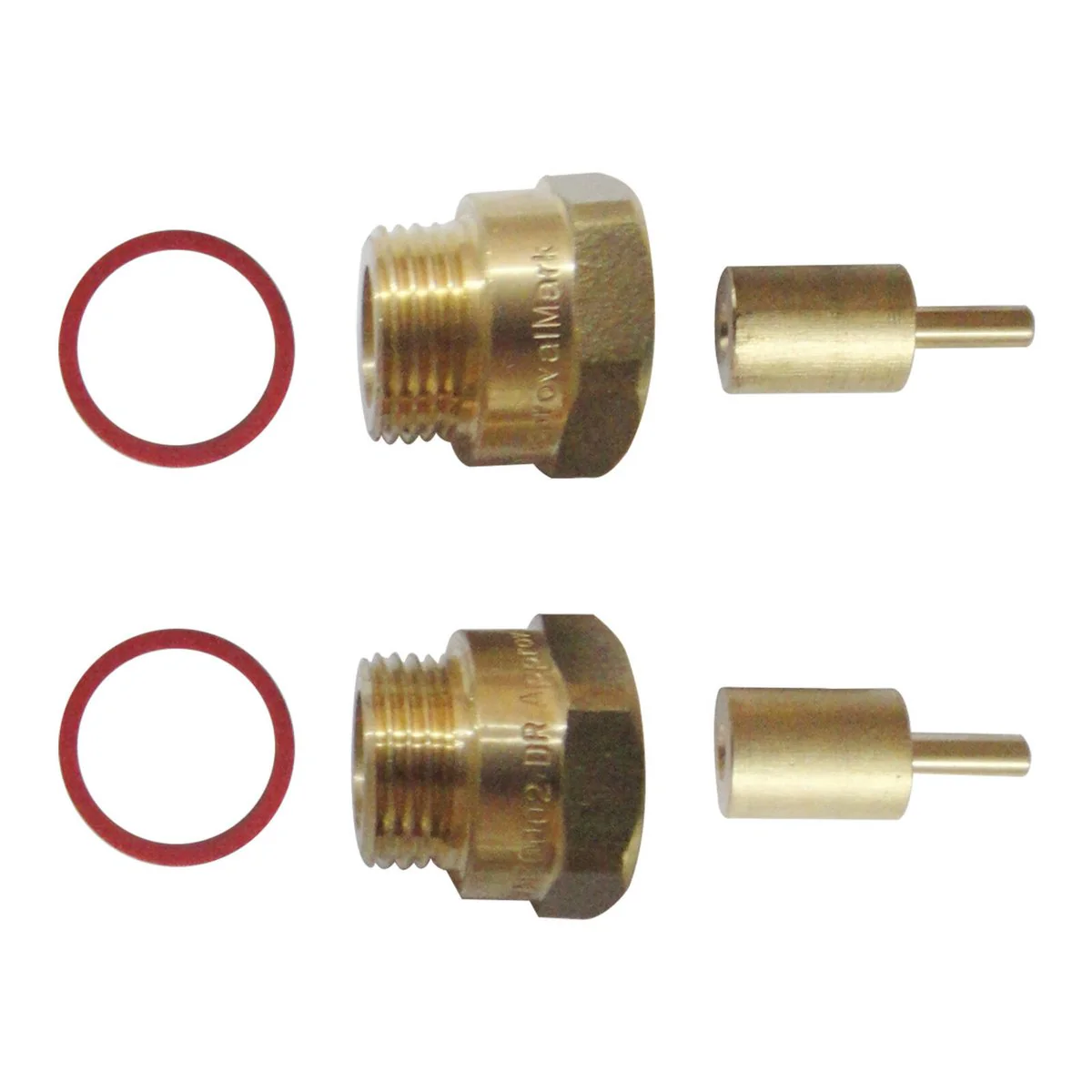 Kinetic 15mm Wall Tap Spindle Extender 2 Pack - Lead Free Brass - Durable