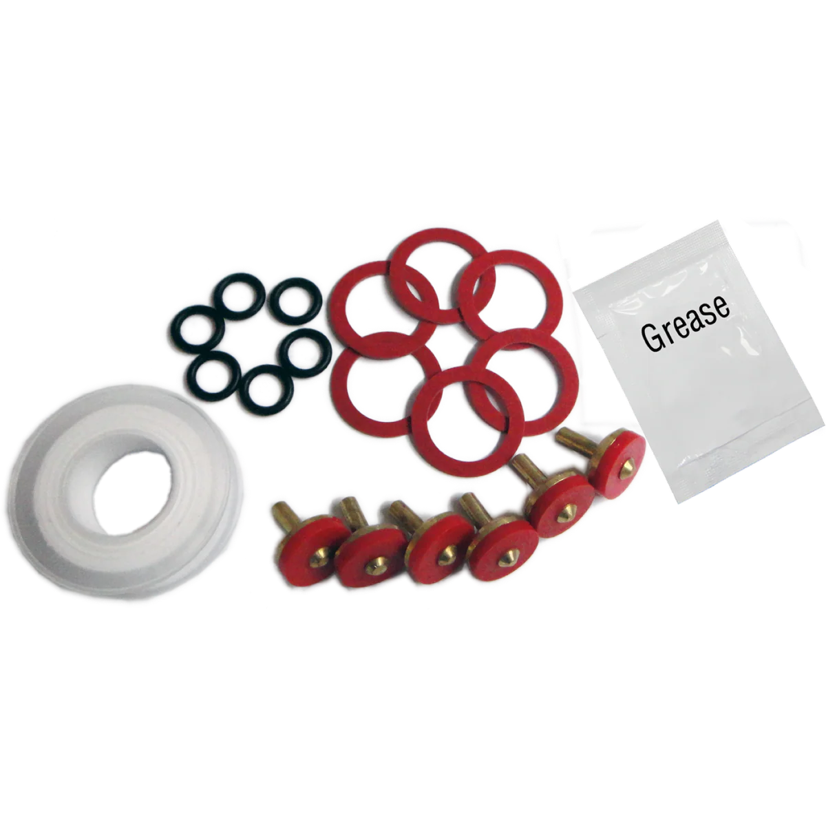 Kinetic 6 Piece Brass Tap Repair Kit - 12mm - Leak Stopper - Durable
