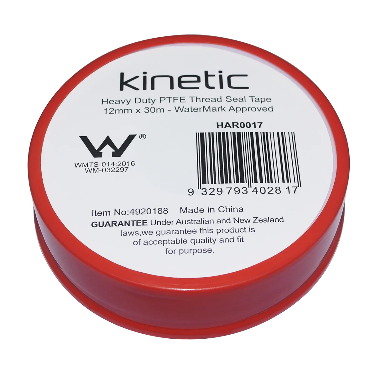 Kinetic Pink Premium Thread Seal Tape 12mm x 30m - Water Pipe Sealing - Image 2