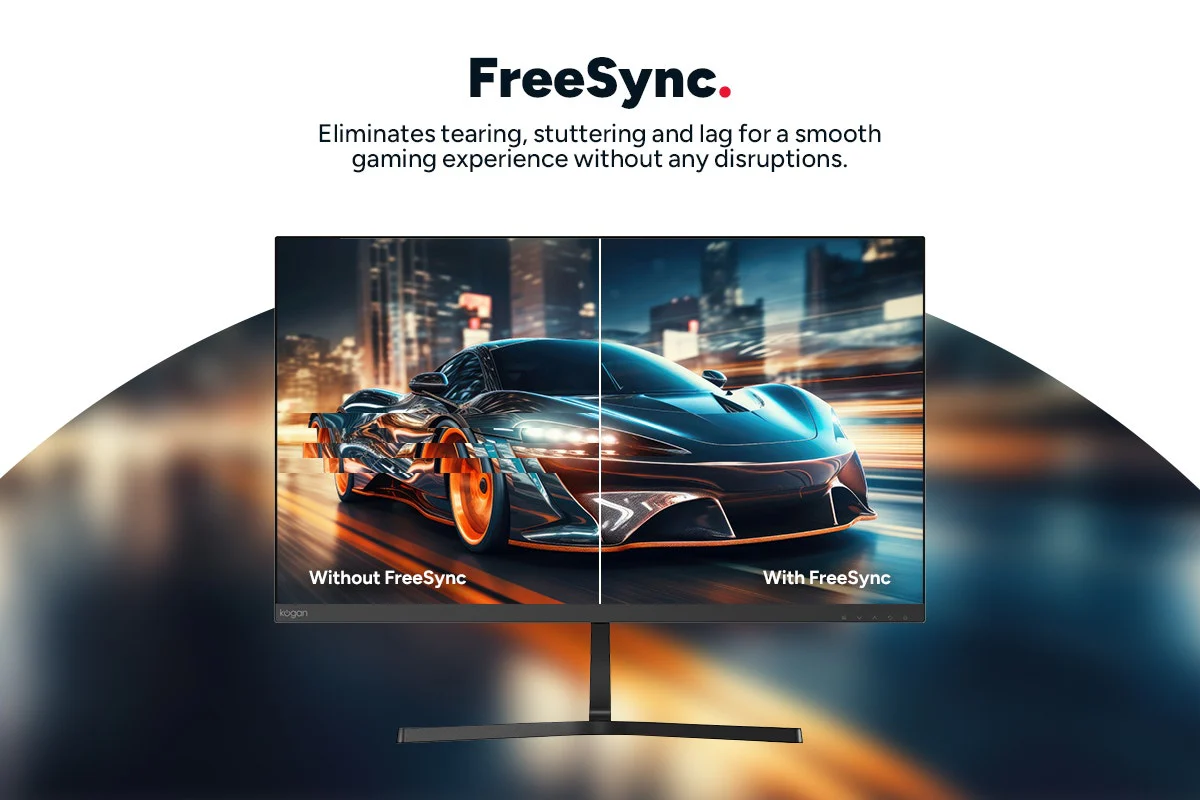 Kogan 24" Full HD 100Hz Frameless FreeSync Monitor for Smooth Visuals - Image 3
