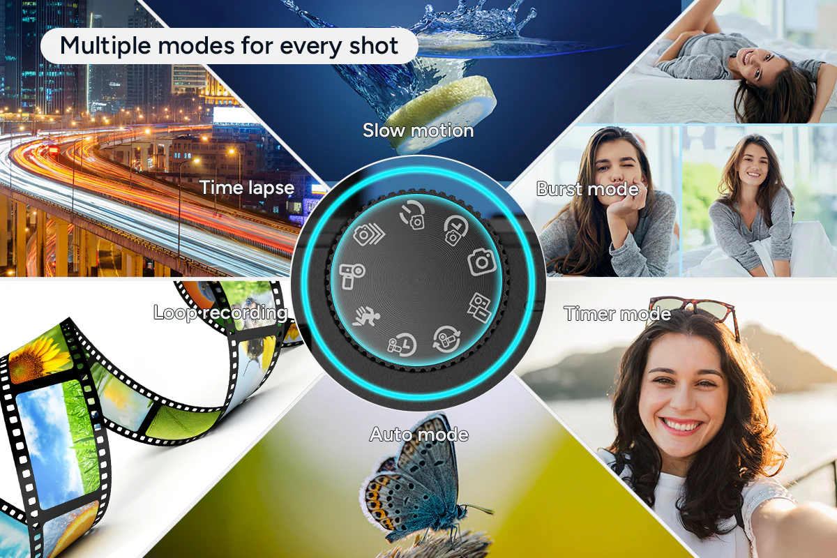 Kogan 5K 75MP Digital Vlogging Camera with Flip Screen & Dual Batteries - Image 7